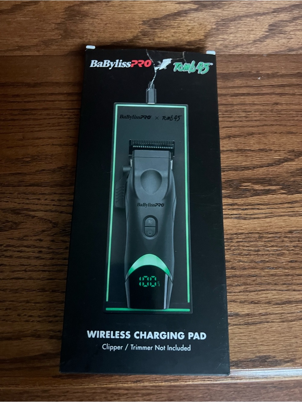 BaBylissPRO Wireless Charging Pad - Black/Green